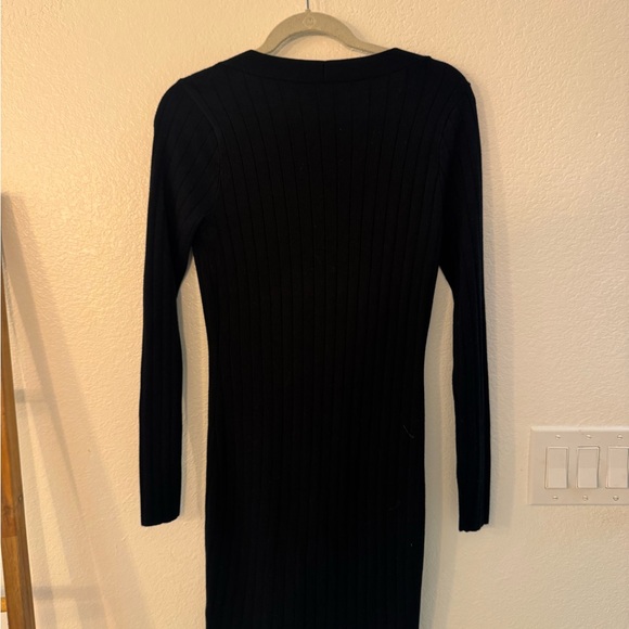 Abercrombie & Fitch Black Long Sleeve Knit Dress - Picture 8 of 11